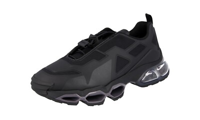 PRADA Collision AIR Sole Cross Sneakers - 4E3570 - Black - NEW -  US 7.5 EU 40,5