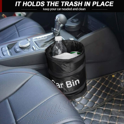 Foldable Car Rubbish Bin Holder Waterproof Garbage Bag Waste Storage Organiser - Picture 4 of 7
