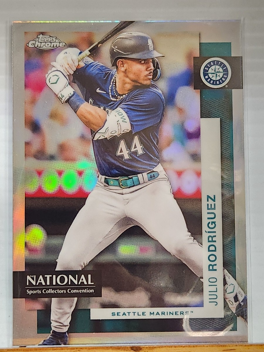 Julio Rodríguez Topps Chrome THE NATIONAL card #MLB-21 Seattle