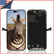 AA OEM For iPhone 14 Pro Soft OLED LCD Display Touch Screen Frame Replacement