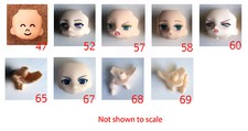Nendoroid More Faceplates Faces Faceplate Face Plates Neck Joint Connector