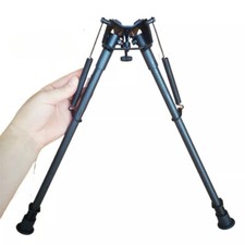 13-21'' Adjustable Spring Return Carbon Fiber Leg Rifle Bipod Swivel Pivot Hunt