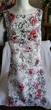 T Tahari Womens Multi Colored Lace Sleeveless Pencil Dress Sz S