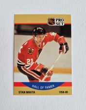 Stan Mikita vintage Topps, Pro Set, UD hockey cards - (1) card lot HOF