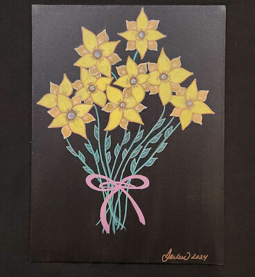 Bouquet of flowers 12x16