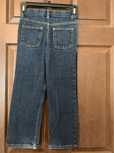 Cat & Jack Kids Girl Relaxed Straight Denim Jeans Size 7 - Picture 4 of 5