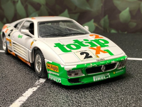 Imperfect 1:24 Diecast Car BURAGO FERRARI 348 TB 1989 No Box AS-IS - Picture 2 of 24