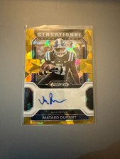 2022 Prizm Draft Sensational Signatures Gold Ice Prizm #SS-MDU Mataeo Durant