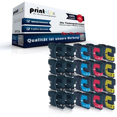 20x kompatible BROTHER DCP6690CW MFC 790CW 820CW 990CW 5490C Patronen