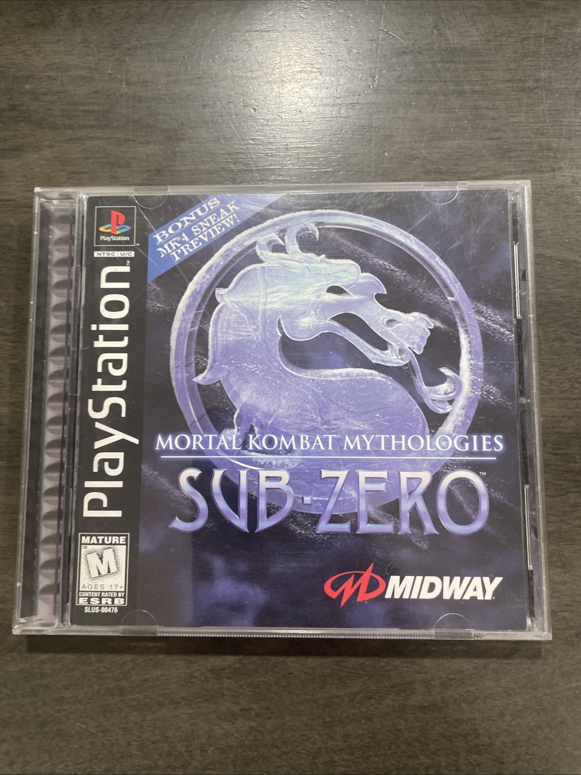 Mortal Kombat Mythologies: Sub Zero (Playstation 1 PS1) Complete - Authentic