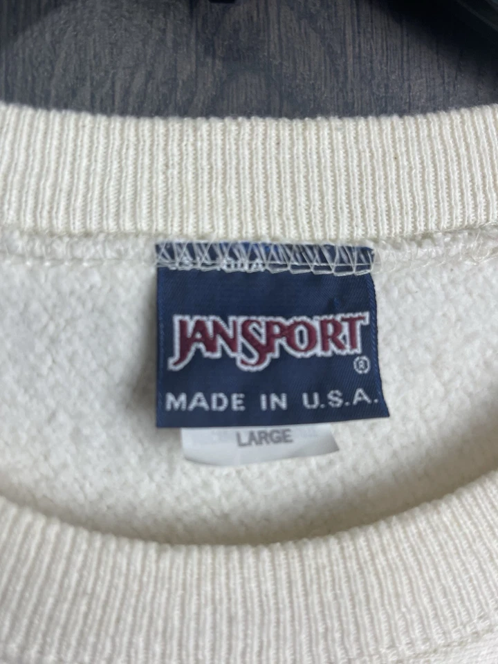 Sudadera De Colección UW EAU Claire Mamá Bordada Crew Adulto Grande Blanca Foto 4 de 4