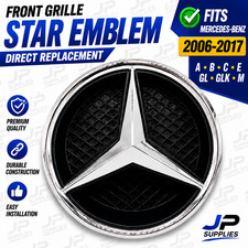 2006-2017 Mercedes-benz Front Grille Star Emblem Badge W Housing A B C E Gl Glk