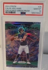 2024 Panini Prizm - Fireworks Caleb Williams #25 Green Prizm (RC) PSA 10