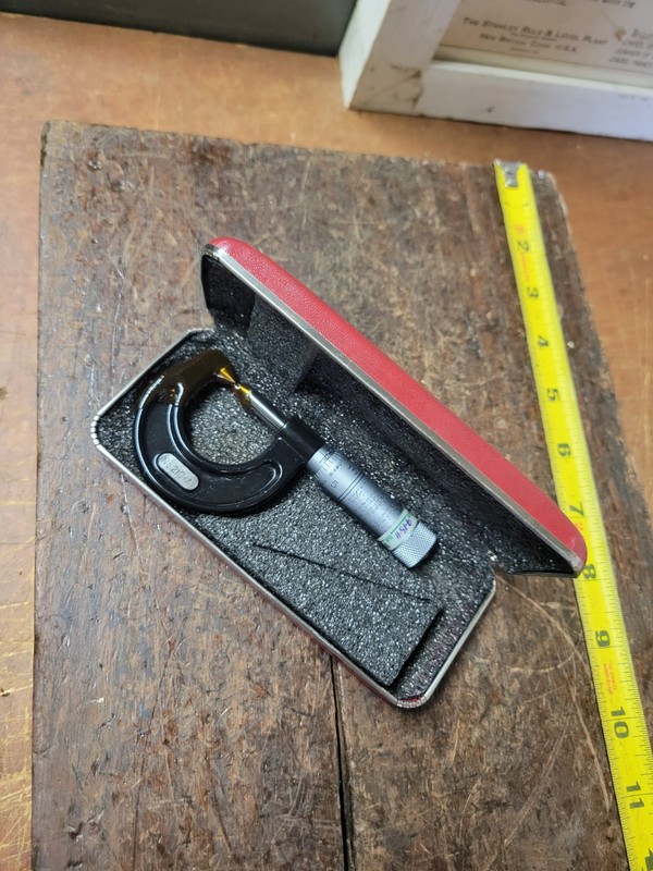 Starrett No 210A  Point Micrometer In Starrett Case