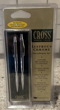 Cross Lustrous Chrome Ball Point Pen Pencil Set 3501CS Sealed Box 1994 Worn Pkg