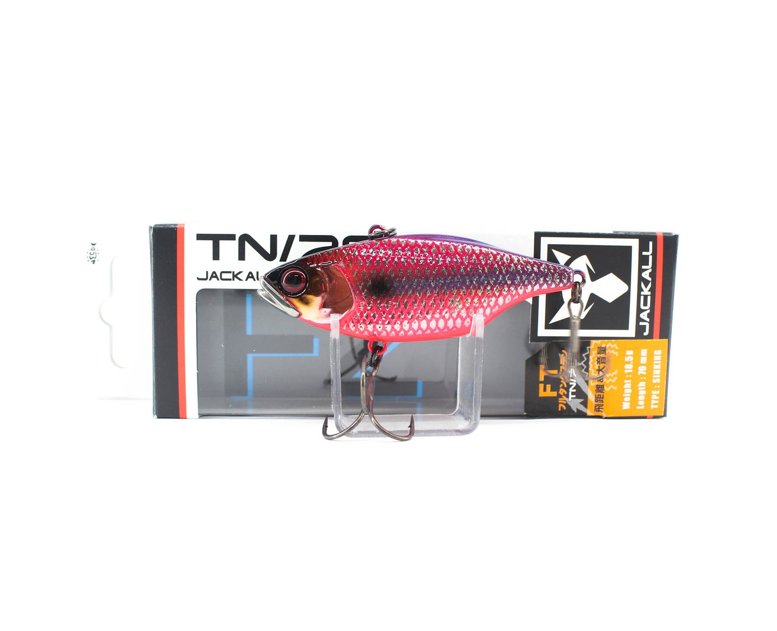 Jackall TN 70 Full Tungsten Vibration Lure Uroko HL Spark Red (2351)