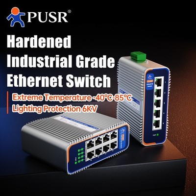 PUSR 5 /8 Ports 10/100/1000Mbps Industrial Gigabit Ethernet Switch USR-ISG/ISF