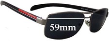 SFx Replacement Sunglass Lenses fits Prada SPS50L - 59mm Wide