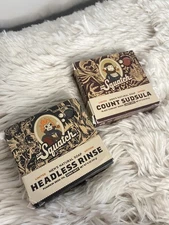 2 Set Dr. Squatch Soap Count Sudsula & Headless Rinse Halloween Limited Edition