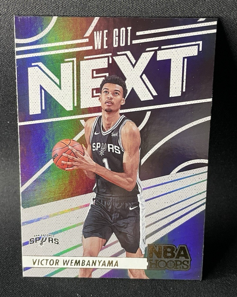 2023-24 NBA Hoops - Victor Wembanyama RC - We Got Next Holo #33