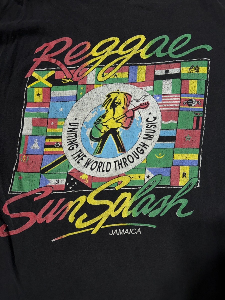Vintage 1991 Sunsplash Reggae Festival T Shirt Large 