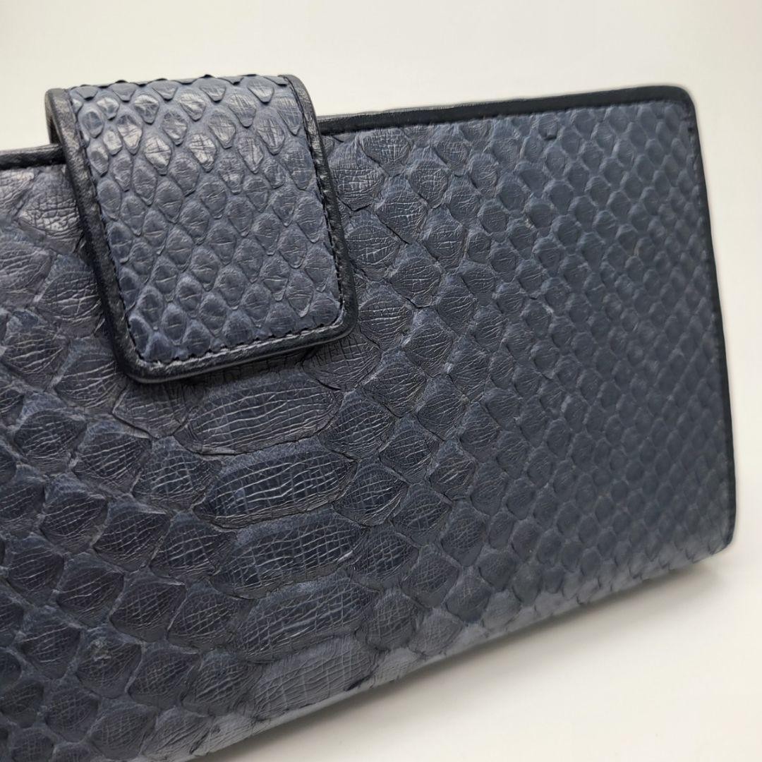 HIGH CROWN High Quality Python Leather Long Wallet - image 7