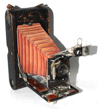 Kodak No. 3-A Folding Pocket Camera Model B-2 w/ Red Bellows