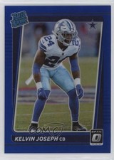 2021 Panini Donruss Optic Rated Rookie Blue Prizm 17/179 Kelvin Joseph #250 0ud4