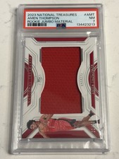 2023-24 National Treasures - Rookie Jumbo Materials Amen Thompson /99 RC PSA 7