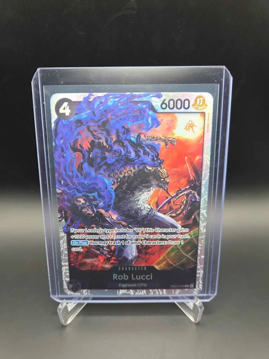 One Piece TCG English EB04-048 Rob Lucci SR Foil | eBay