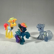 My Little Pony FiM Blind Bag Wave Lot Of 3 Neon Rainbow Dash Figure Mystery