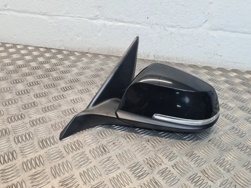 BMW 1 SERIES F20 2012 PASSENGER LEFT SIDE WING MIRROR 6 PIN IN BLACK - 475 #3G