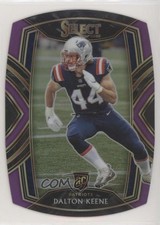 2020 Panini Select Club Level Purple Prizm Die-Cut Dalton Keene #297 0b3o