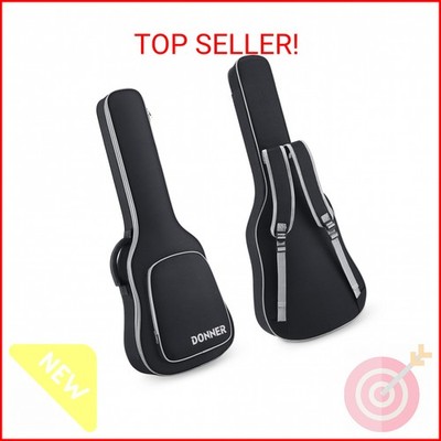 Donner 39 Inch Electric Guitar Case, 5mm Thick Padding Sponge 600D Ripstop Water