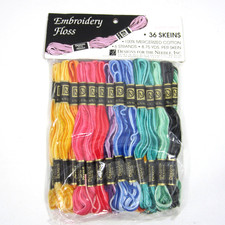 Designs for the Needle 36 skeins 6 strand Embroidery Floss Mercerized Cotton NEW