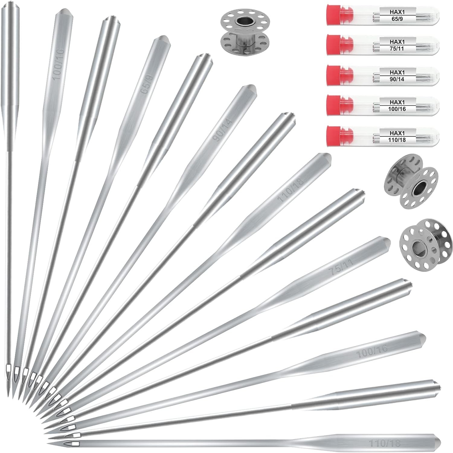 ONEHERE Universal Sewing Machine Needles Compatible with Most Brands-image