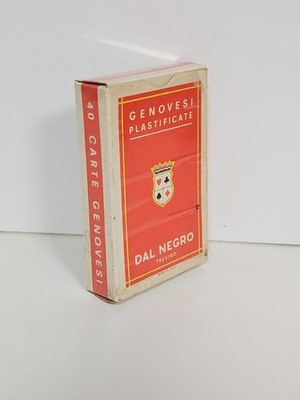 Dal Negro Napoletane Nr.81 Kartenspiel 100% Kunststoff italienische Marke gebraucht