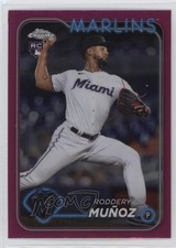 2024 Topps Chrome Update Magenta Refractor /399 Roddery Munoz Muñoz #USC164 0bi1