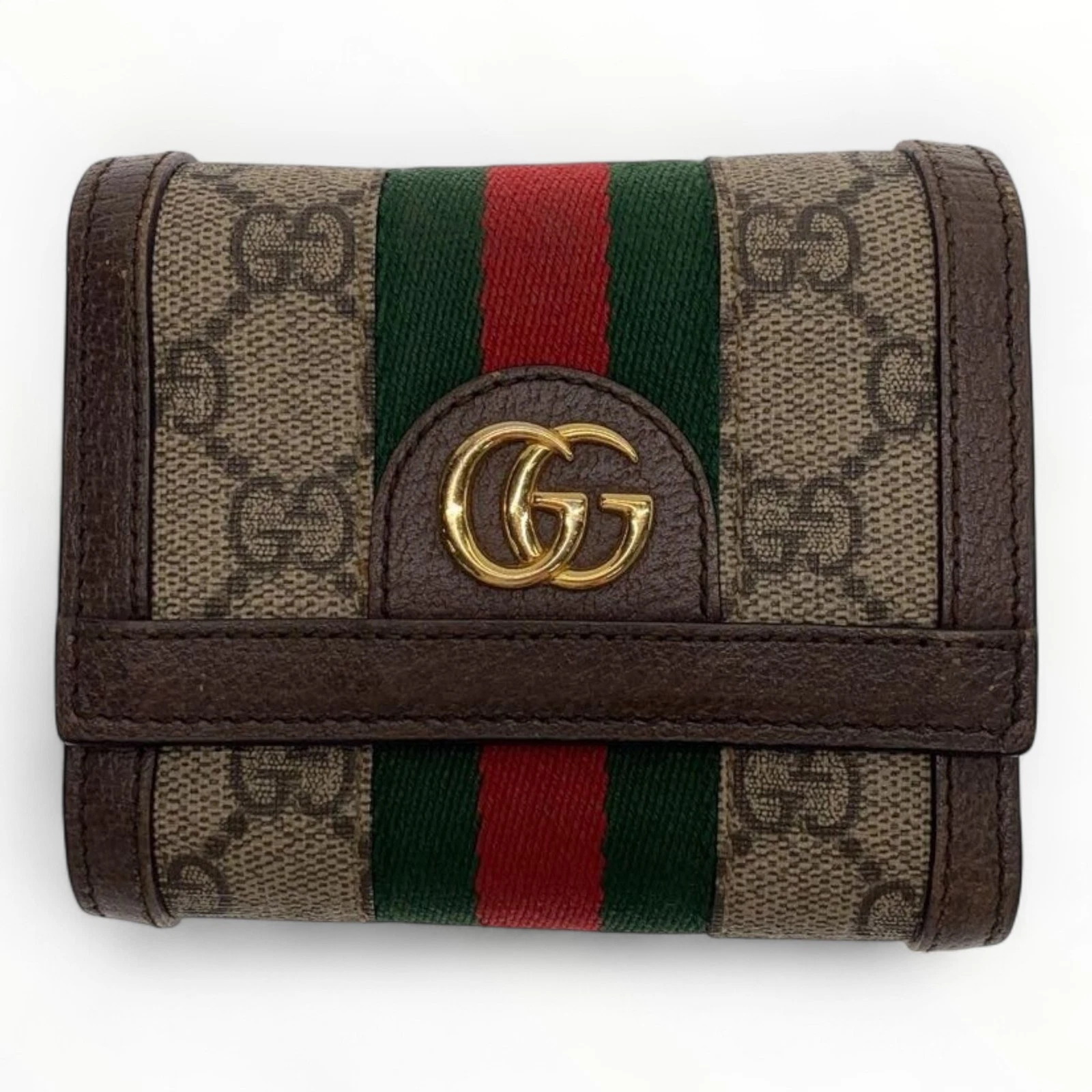 Portefeuille à trois volets GUCCI GG Supreme 4240