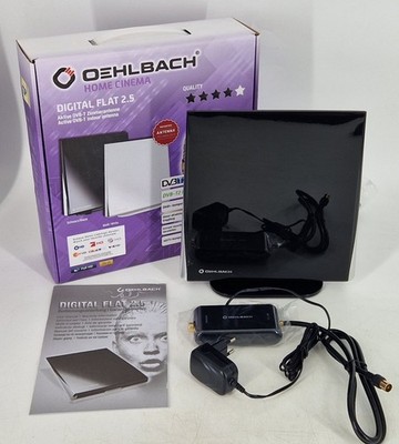 Zimmerantenne Aktive Antenne DVB-T2 HD Oehlbach Digital Flat 2.5 DAB+ 17210 (A)