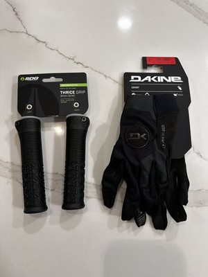 Dakine Covert Bike Gloves, Men's Medium, Black New  w/ SDG Thrice lock on grips