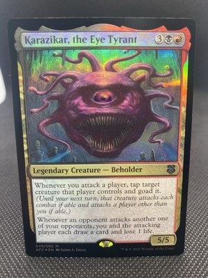 Karazikar, the Eye Tyrant (Extended Art) [Dungeons & Dragons: Adventures in the Forgotten Realms Commander] main image 1