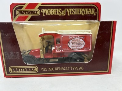 Matchbox Y-25 1910 Renault type ag T. Tunnock  Models of Yesteryear