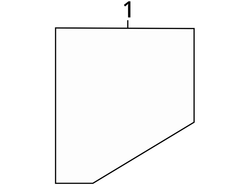 Buick Pontiac Rendezvous 2001-2007 panel aztek ASM, FRT con H (LH) 88895490 NUEVO OEM Foto 4 de 4