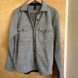 prAna Women’s Tri Thermal Shacket Glacier Blue Large EUC Free Shipping