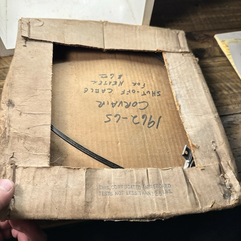 Nuevo OEM 3830855 GM 61-64 CHEVROLET CORVAIR CALENTADOR CONTROL CABLE DE FLUJO NOS Foto 3 de 4