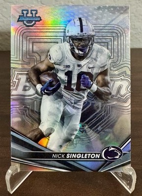 2022-23 Bowman's Best University - Nick Singleton #18 Refractor (RC) Penn State