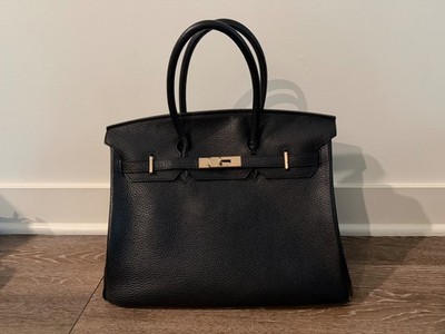 Hermès Birkin 35 Black Togo Leather Gold Hardware