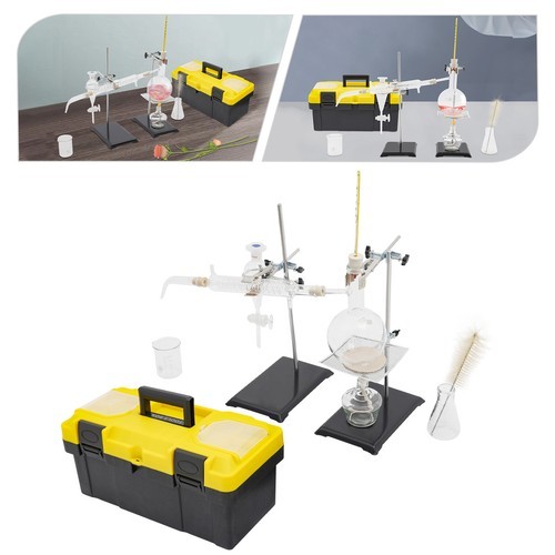 Essential Oil Steam Distillation Kit Apparatus Lab Glassware Distillation Kit US thumbnail 11