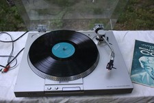 Sony PS-T15 Direct Drive Turntable Sonus Red/Gold USA MM Cartridge Excellent
